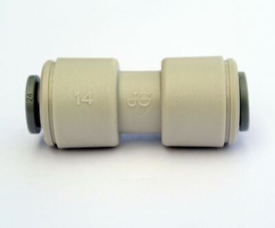 John Guest PI0408S Gleicher gerader Verbinder 1/4'' Push Fit x 1/4'' Push Fit