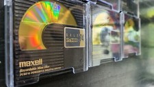 Pack de 5 minidisc Maxell MD74 neuf et scellés rare