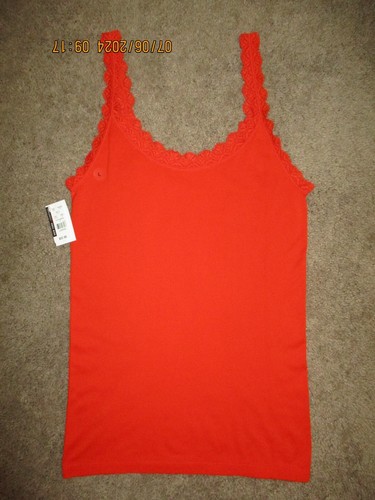 NWT New York & Company Seamless BodyShaper Tank Orange L