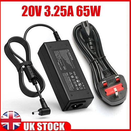 for Lenovo Ideapad 3 Laptop 65W 20V 3.25A 4.0*1.7mm AC Charger Power Adapter