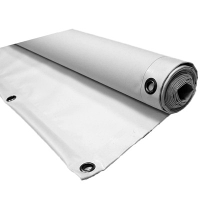 15 oz Blank Vinyl Banner, White, Waterproof, With or without grommets ...