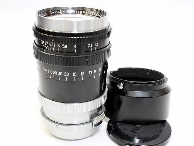 Nikon Nikkor-P.C 10.5cm F2.5 Telephoto Prime Lens for Nikon S from Japan F/S