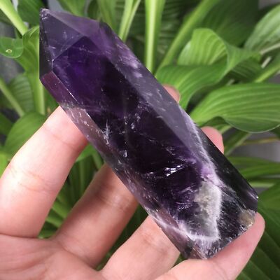 A+ Natural Dreamy Amethyst Quartz Obelisk quartz crystal wand Point healing 1PC 