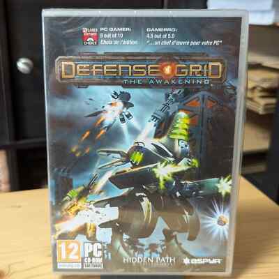 DEFENSE GRID: The Awakening (PC Video Game, 2008) NEW, Sealed, französisch