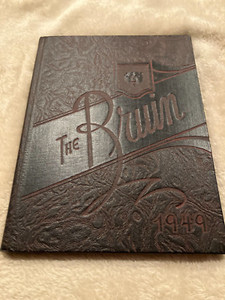 1949 "THE BRUIN" PAWNEE, OKLAHOMA HIGH SCHOOL YEARBOOK