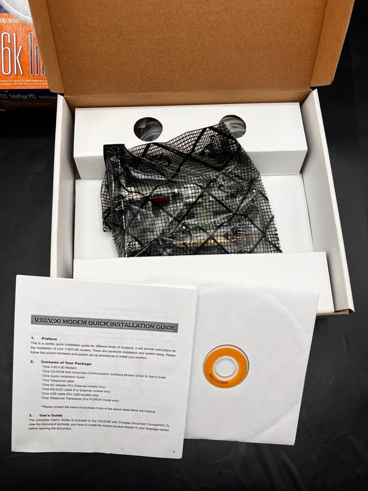 INTEL MODEM CHIPSET INTERNAL 56K PCI MODEM V.92 & V.90 - Image 2 of 3