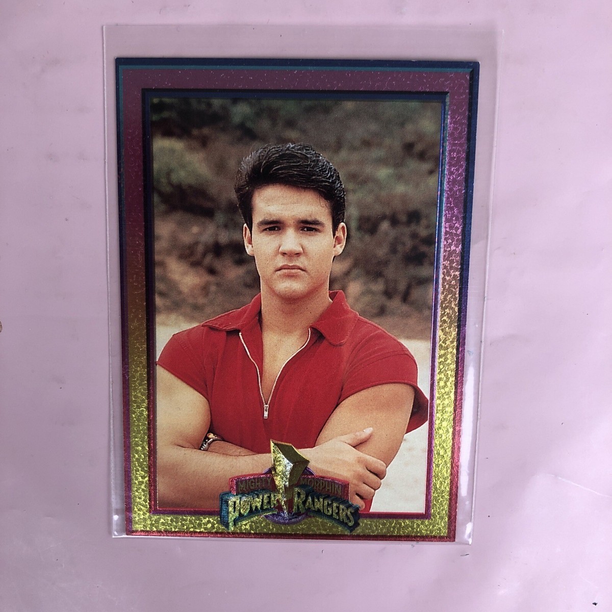 Mighty Morphin Power Rangers Series 1 Foil Card 1994 Jason Rookie