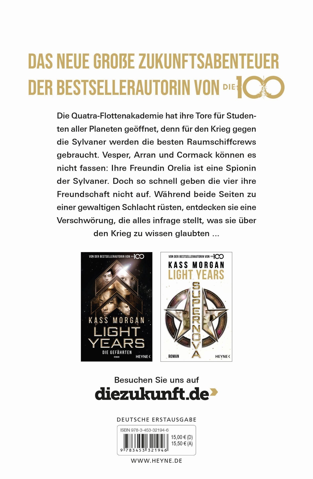 Thumbnail - Light Years - Supernova | Kass Morgan | Roman | Taschenbuch | 320 S. |