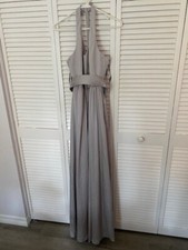 NWT Vera Wang halter gown VW360214 Sterling, size 2