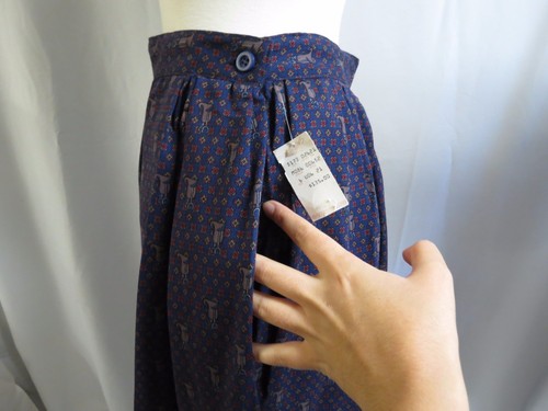 Vintage 1970s Lord and Taylor the country shop wool Equestrian midi skirt sz 6 - Picture 5 of 11