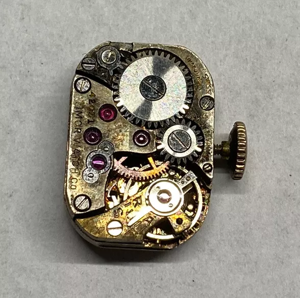 Vintage Ladies Timor Watch Movement Repair Parts Watchmaker 17 Jewels