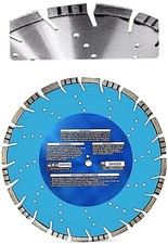 14'' Laser welded diamond blade fits stihl gas cut-off saw for masonry, concrete