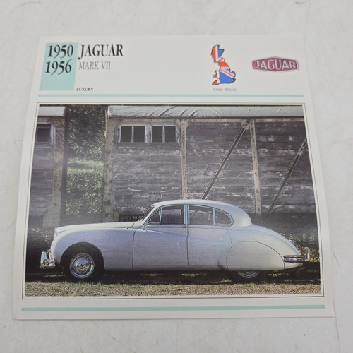 1950 1956 Jaguar Mark VII Sport Classic Cars Collectors Club Card 90's VTG - Picture 2 of 4