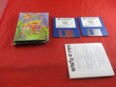 Push-Over Commodore Amiga w/ Box manual disk