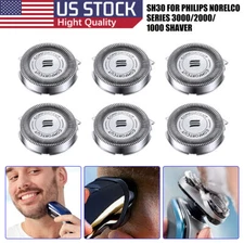 6Pack SH30 Replacement Heads For Philips Norelco Series 3000/2000/1000 Shaver US