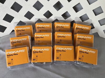 Case of 12  - 20 Pin Packs - Fiskars Safety  Quilting Craft Sewing   #2  Pins