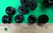 10 BLACK Stayput Knobs, for Canvas Boat Covers, Bungee Shock Cord Loops Tie Down