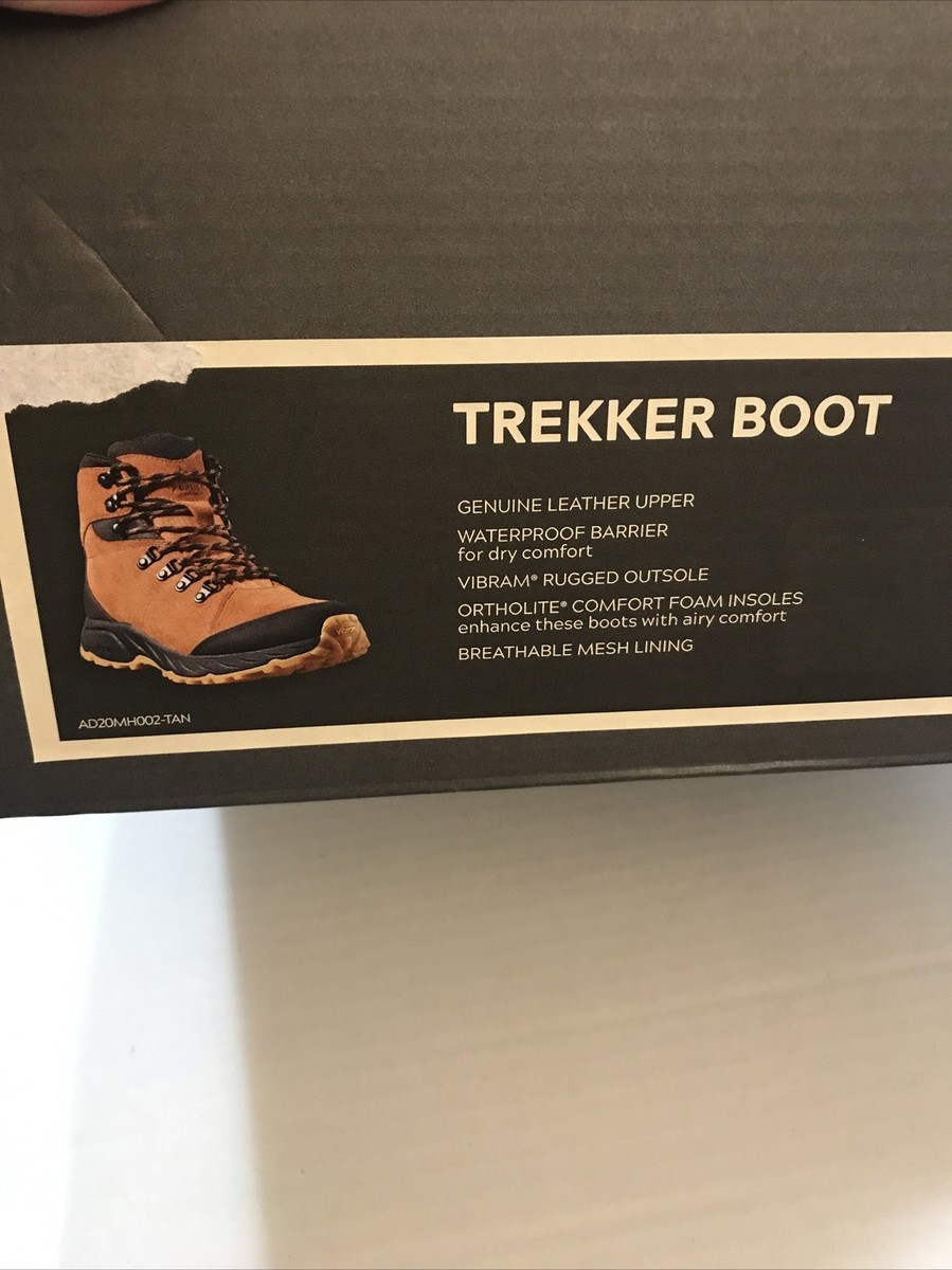 Size 9, Mens Boots, Alpine Design Trekker, Vibram Waterproof  display picture 3