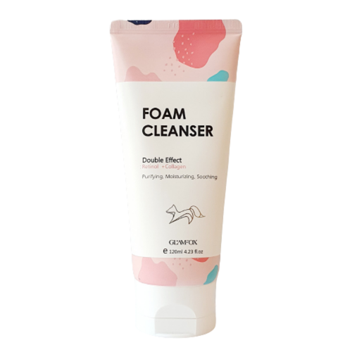 GLAMFOX Foam Cleanser Double Effect Retinol Collagen Korean Face Skin glamfox-foam-cleanser-double-effect-retinol-collagen-korean-face-skin