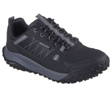 Skechers Men Shoes Black Arch Fit Sport Outdoor Trail Comfort Flex Grip 237604