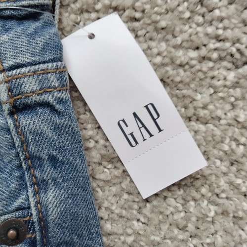 NWT Sz 40x32 Men's GAP Slim Lightweight Light Wash Denim Jeans NEW - Picture 3 of 11
