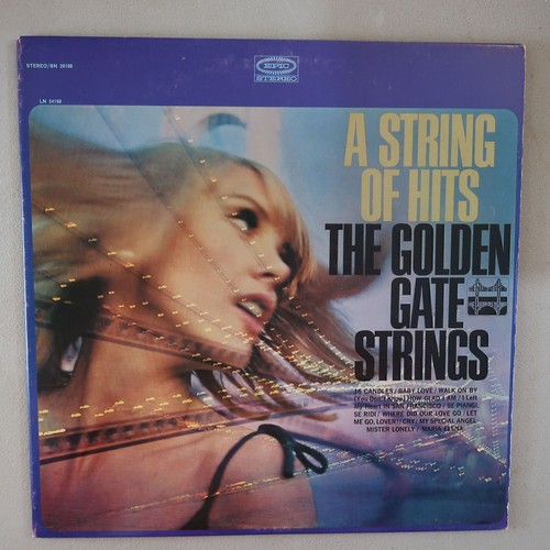 The Golden Gate Strings A String of Hits Vinyl LP Epic Exc 49
