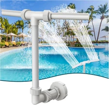 Water-Fountain Dual Spray Swimming-Pool-Accessories - Upgrade Above/Inground Wat