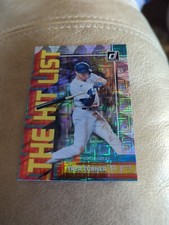 Trea Turner 2022 Donruss The Hit List Vector Parallel Card No. THL-1 Dodgers