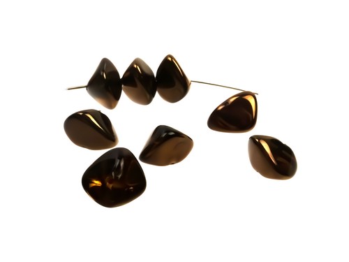 Böhmische Glasperle 8 Stück, Nugget 11x15mm, zum auffädeln für Kette, Armband.. - Picture 4 of 27