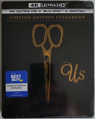 NEW US 4K ULTRA HD BLU RAY 2 DISC BEST BUY EXCLUSIVE STEELBOOK FREE SHIPPING