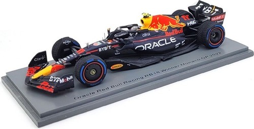Sergio Perez 2022 Red Bull Racing #11 Winner Monaco GP in 1:43 scale by Spark - Picture 4 of 10