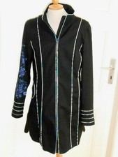 ST-MARTINS - MANTEL MIT STEHKRAGEN - DUNKELBLAU - STYLE - JAPAN  -  GR. 42