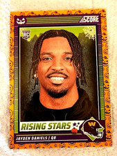 JAYDEN DANIELS Rookie 2024 Panini Score-A-Treat Orange /Pumpkins #26 Rising Star