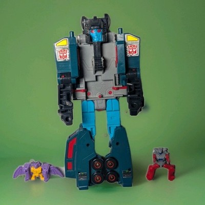Transformers G1 Powermaster DOUBLEDEALER SKAR & KNOK EUC 1987 Triple Changer VTG