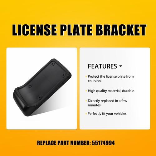 Rear License Plate Frame Holder Mounting Bracket Fit Jeep Wrangler 1997-2006 - Picture 6 of 11