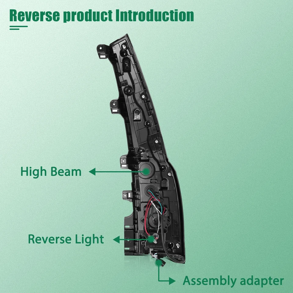 Tail Lights For 2015-2020 Chevrolet Tahoe Suburban Tail Light Rear Red Lamps Foto 3 de 4