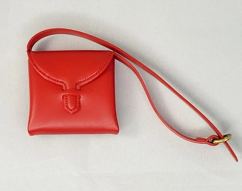 Vintage Barbie Francie Checkmates #1259 Red Shoulder Bag Mattel Japan Purse