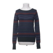 Sessún, Strickpullover, Größe: M, Blau/Rot/Mehrfarbig, Kaschmir/Baumwolle #crA