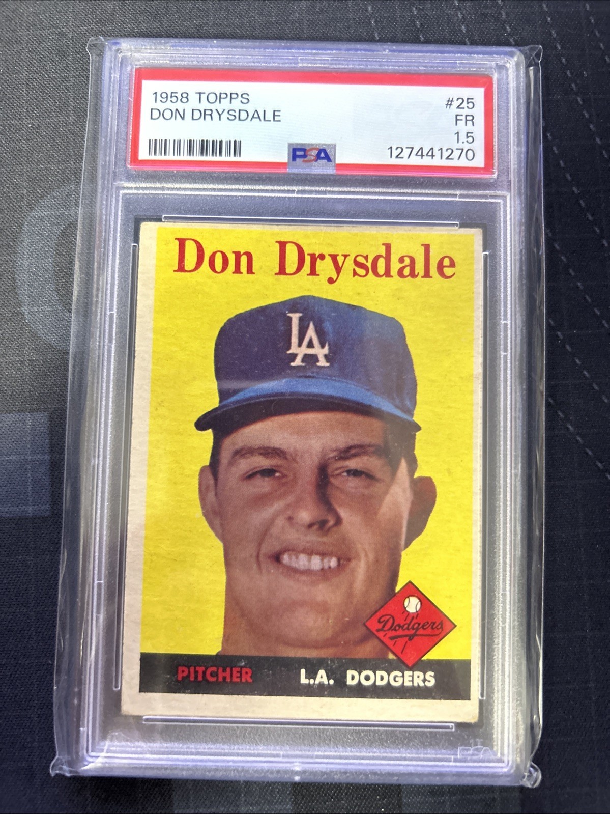 1958 Topps Don Drysdale #25 PSA 1.5