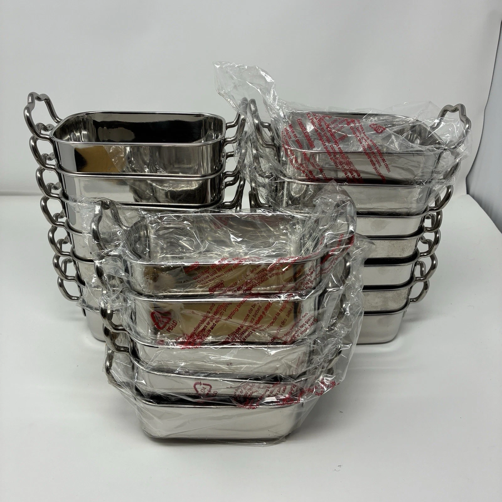 American Metalcraft MRP53 Mini Stainless Steel Roasting Pan Lot 19 Server 17oz