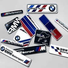 M Power Badge 3D Aluminium Stickers Styling Body Trunk Decoration For BMW