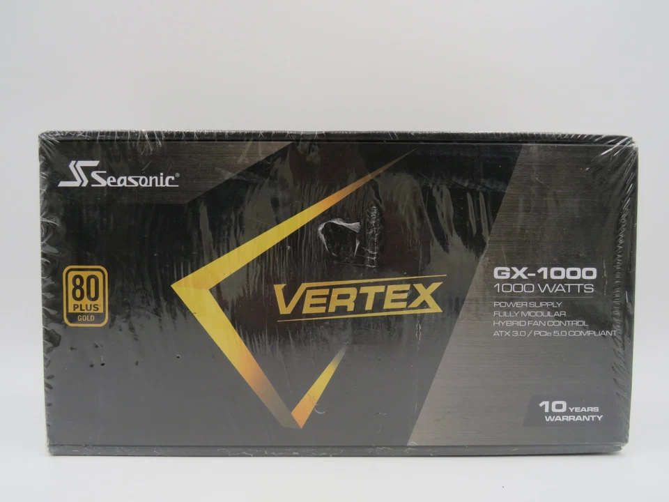 Seasonic Electronics Vertex GX-1000 1000W 80 Plus Gold ATX Modular NEW SEALED - Image 2 of 4