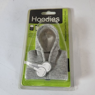 Hoodies grau Stoff Hoodie Etui Abdeckung für iPod Classic Touch iPhone