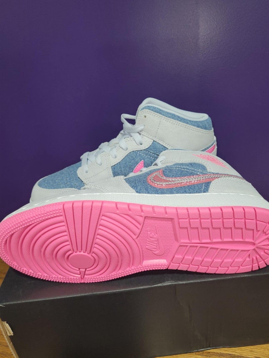 glitter pink jordans