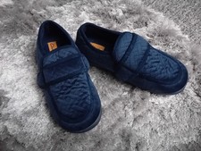 Pantofole da donna Clarks tessuto trapuntato tessuto - Twyla Charm vestibilità ampia uk 8 NUOVE