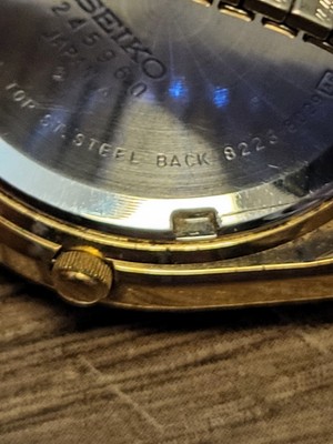 VINTAGE WATCH Seiko S3 Quartz FLEX BAND Japanese Made In Hony Gong