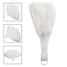 Elegant Feather Fan for Burlesque Stage Performances and Costume Accessories