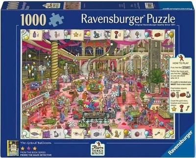 RAVENSBURGER PUZZLE*1000 TEILE*PIERRE DE MAZE DETECTIVE*RARITÄT*OVP