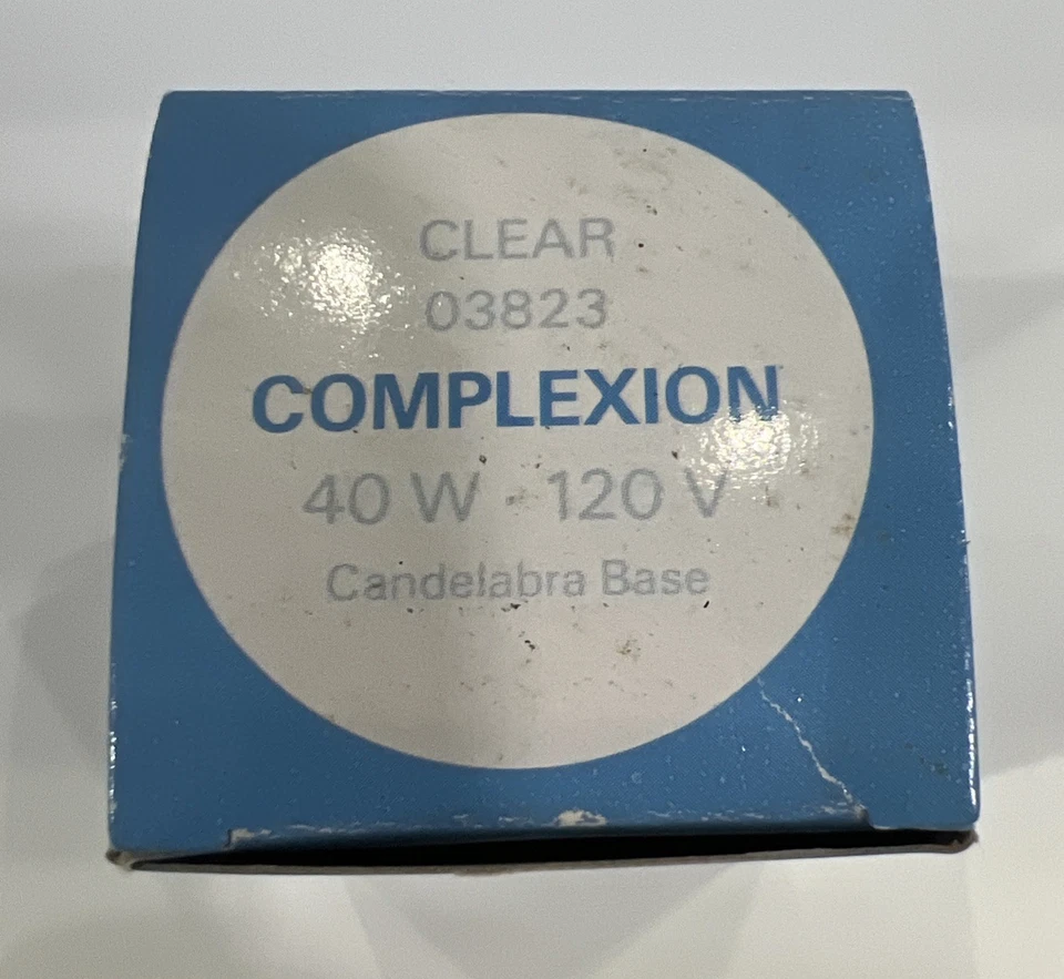 ABCO 40W Complexion Light Bulb G-16 1/2 Clear # 03823 Candelabra Base - Qty 1 - Image 2 of 4