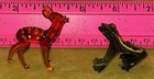 Hand Blown Glass Miniature Deer Fawn & Frog Figurines Art Glass Animal Pair — photo 5